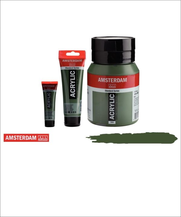 Olive Green Deep 622 AMSTERDAM Standard Series acrylic Krealaden (Kopier)