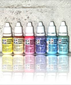 Nara-Alcohol Inks-Alkohol Inks-6 flasker-pastelfarver-hobbyforretning-01