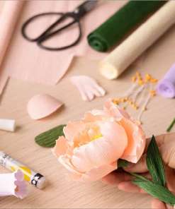 Crepepapir blomster DIY kits