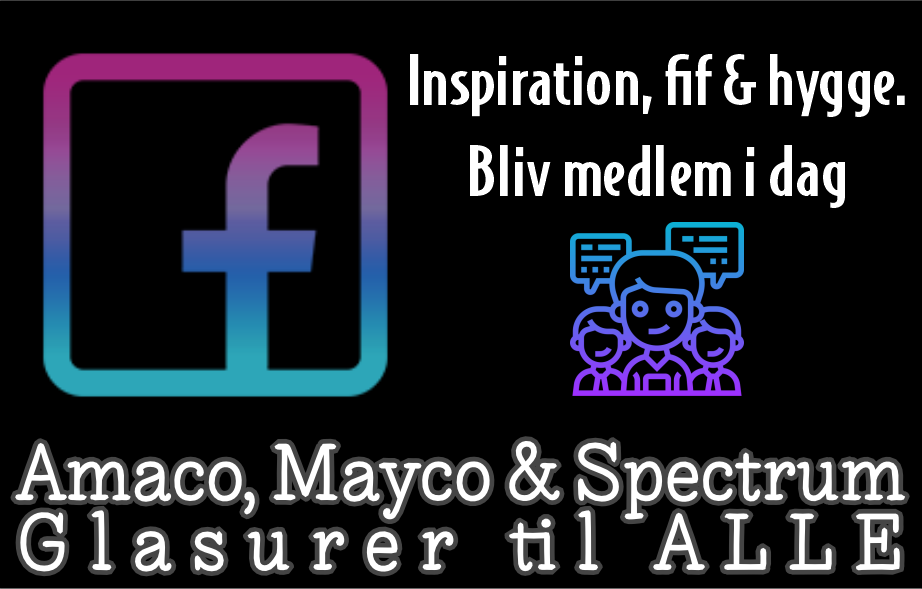 Amaco, Mayco og spectrum glasurer til alle-keramik-facebook gruppe-krealaden-hobbybutik