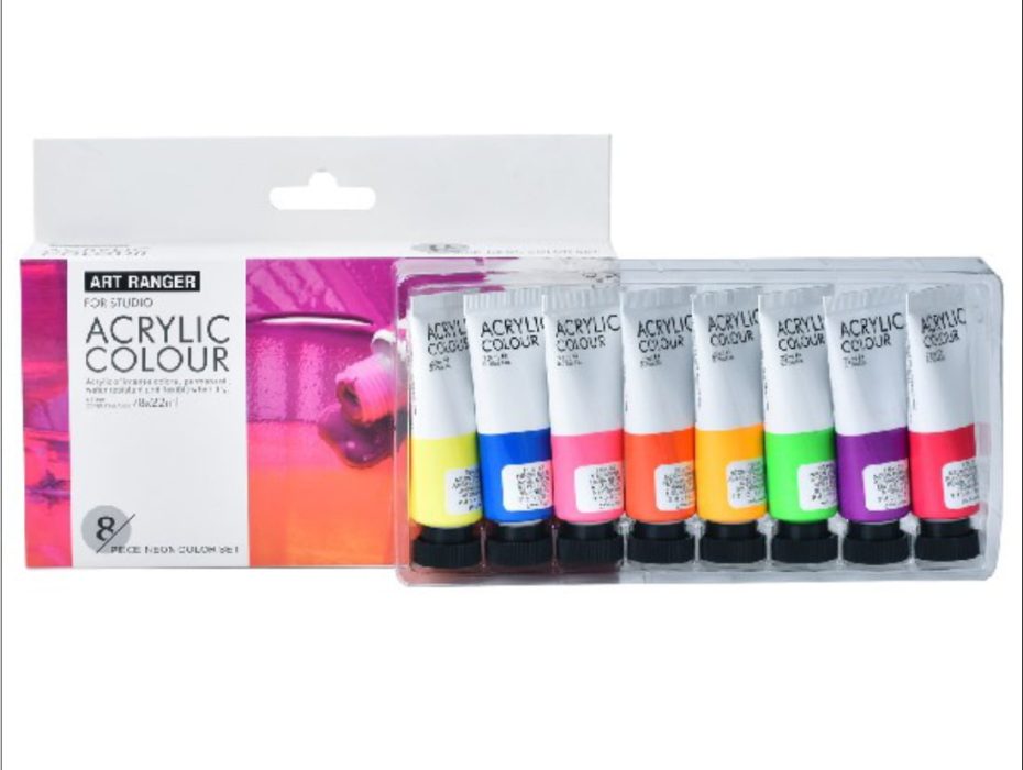 Art Ranger akrylmaling - Neon farver