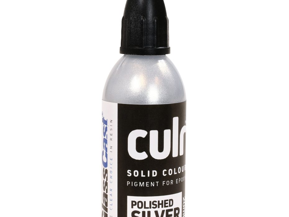 Culr-epoxy resin farver-solid farver-Polished Silver-20 ml.hobbyforretning