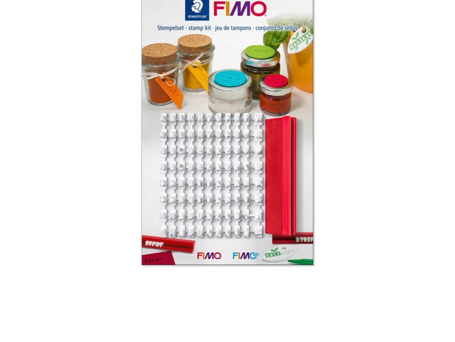 Fimo Stamp Kit 8700 09 – Bogstavsstempler-krealaden