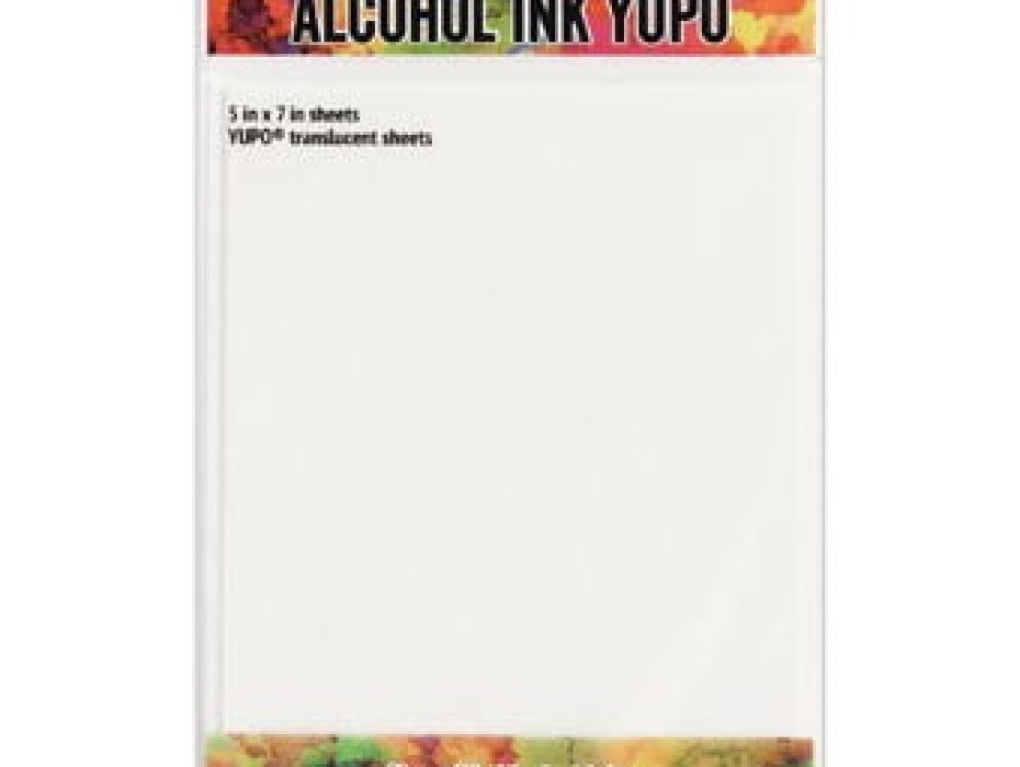KreaLaden-Yupo Paper-Yupo Papir-Alcohol Ink Yupo-ranger-tim holtz-Translucent