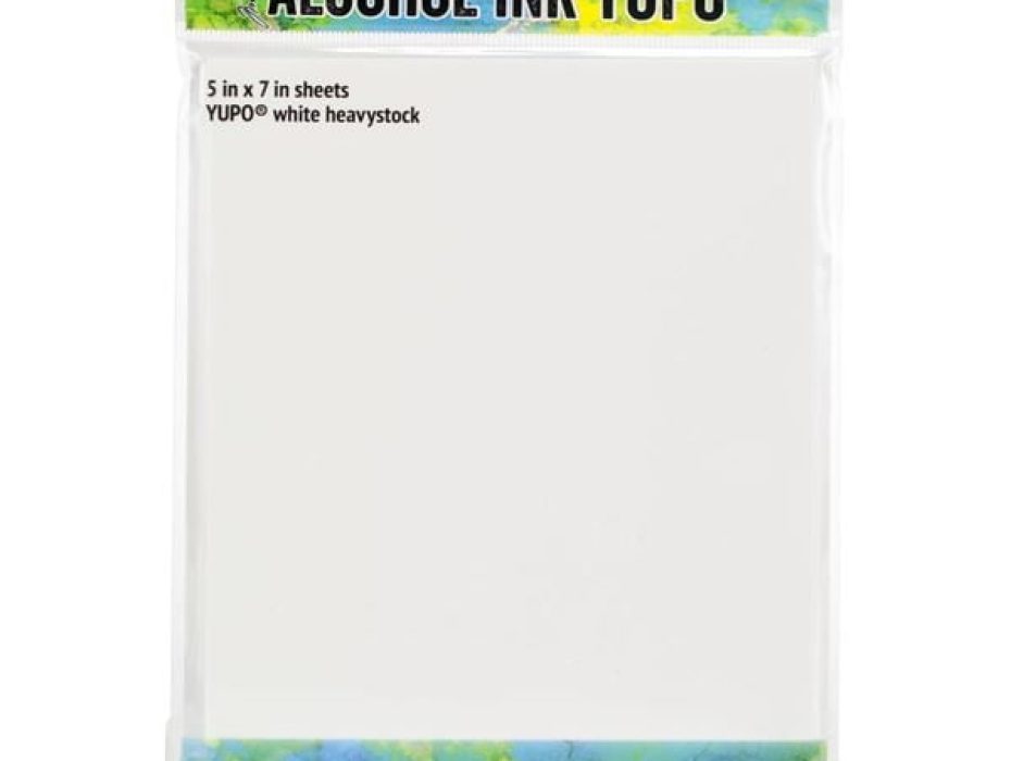 KreaLaden-Yupo Paper-Yupo Papir-Alcohol Ink Yupo-ranger-tim holtz-heavy-5x7 inch
